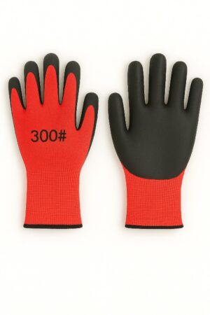 Перчатки нейлоновые с латексным обливом ладони «В15»