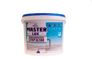 Краска водоэмульсионная FAVORIT MASTER LUX супер моющаяся для внутренних работ 15 кг
