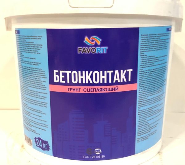 Бетонконтакт Favorit грунт сцепляющий 20 кг