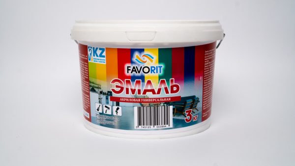 Эмаль FAVORIT акриловая универсальная 10 кг