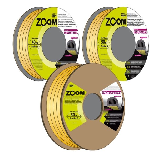 Уплотнитель D черный INDUSTRIAL 12х10мм х 50м ZOOM_(8228) — изображение 2