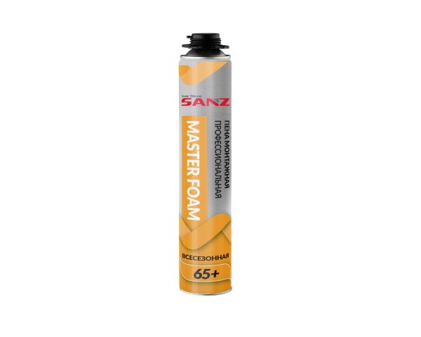 Пена монтажная профессиональная SANZ PU FOAM СONTACT , всесезонная, 770г
