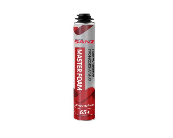 Пена монтажная профессиональная MASTER SANZ PU FOAM, огнестойкая, 850г EI-240 -10