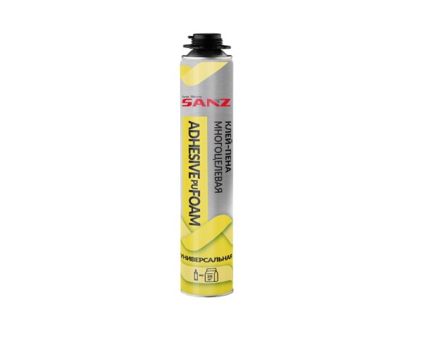 Клей-пена SANZ ADHESIVE PU FOAM многоцелевая 800 г