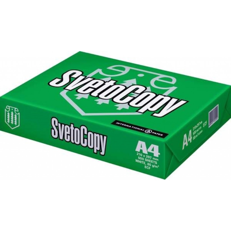 Бумага офисная SVETOCOPY A4 80 г/м² (500 листов)